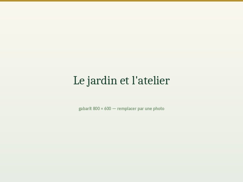 Massif de jardin entretenu au printemps